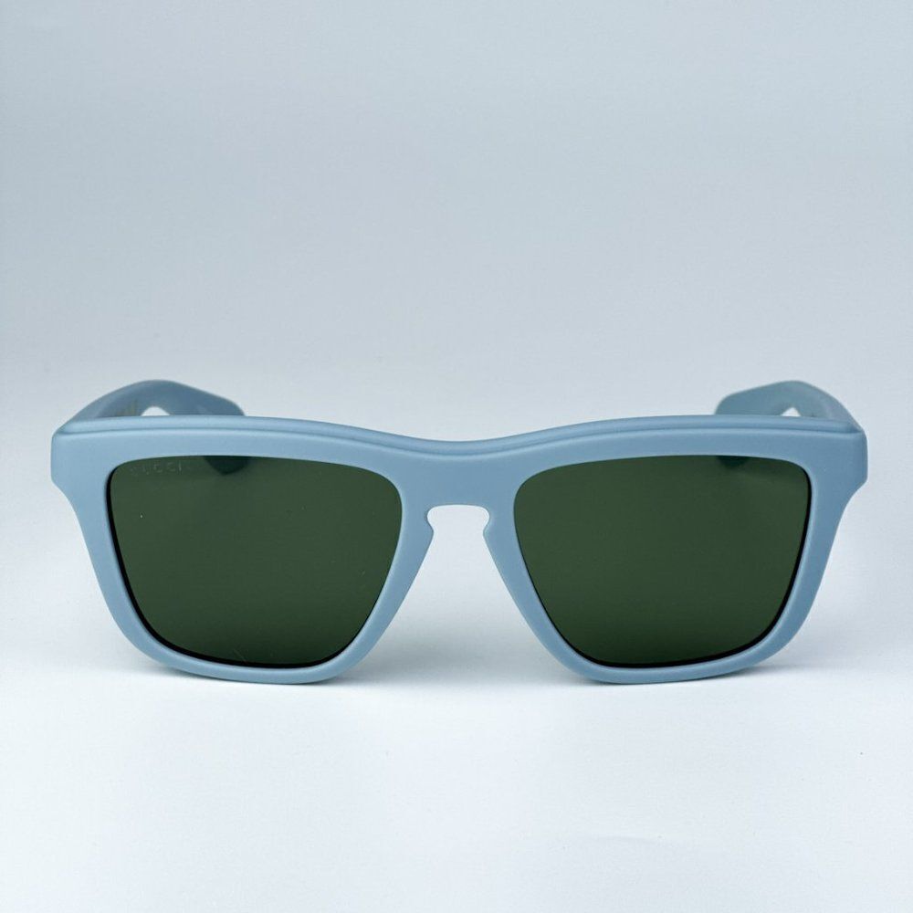 NEW Gucci GG1571S 003 Light Blue Green Unisex Square Sunglasses GG 1571S